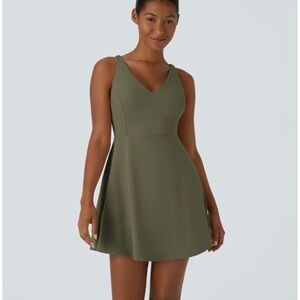 HALARA SoltlyZero Plush 2-Piece Pocket Dance Active Dress (L)